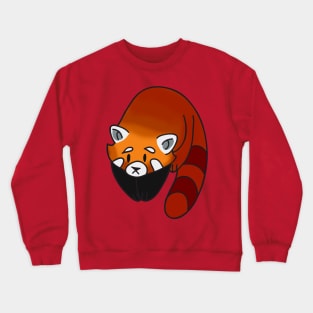 Curious Red Panda Crewneck Sweatshirt